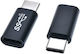 Powertech Μετατροπέας USB-C male σε USB-C female 1τμχ CAB-UC063