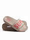 Slides Warm Grey/Active Pink