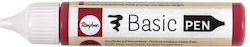 Rayher Basic Pen Special Craft Paint Rot Gliede...