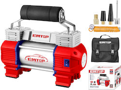 Emtop Τρόμπα Αυτοκινήτου 120PSI με Καλώδιο Αναπτήρα 12V