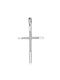 Chrilia White Gold Cross 18K