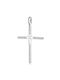 Chrilia White Gold Cross 18K