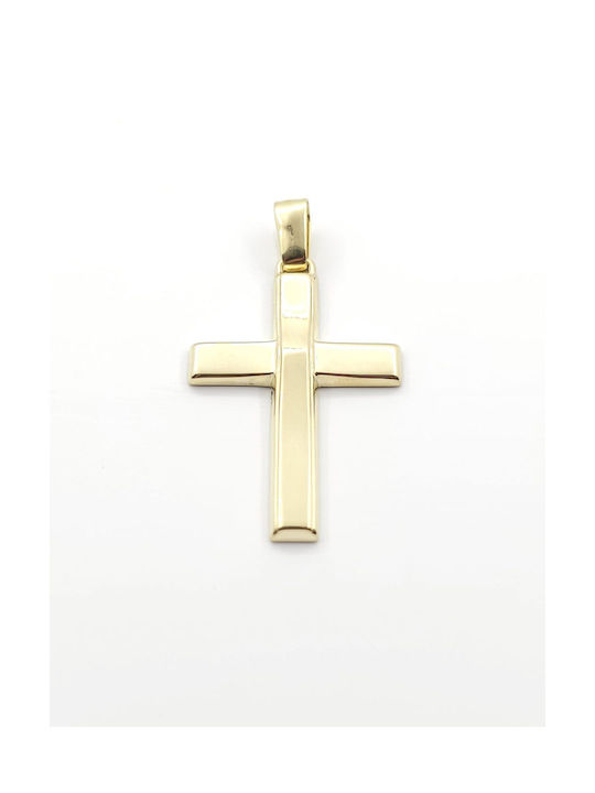 Filva Oro Herren Gold Kreuz 14K mit Kette