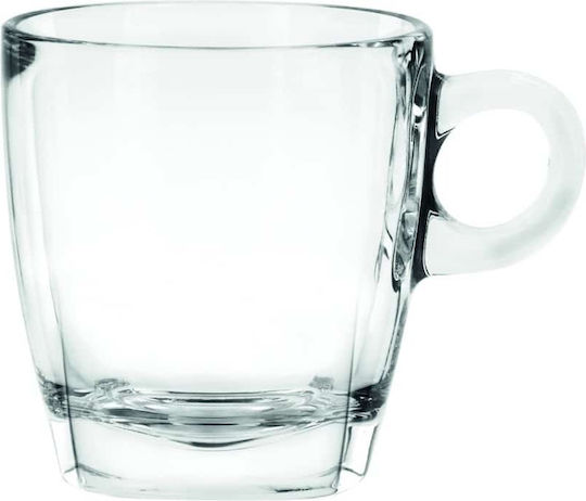 GTSA Ocean Set Căni Cappuccino De sticlă Transparente 6buc