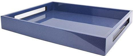 Addison Ross Dreptunghiular Tavă de Servire cu Mânere în Culoare Albastru 40.64x35.56cm TR1203 1buc