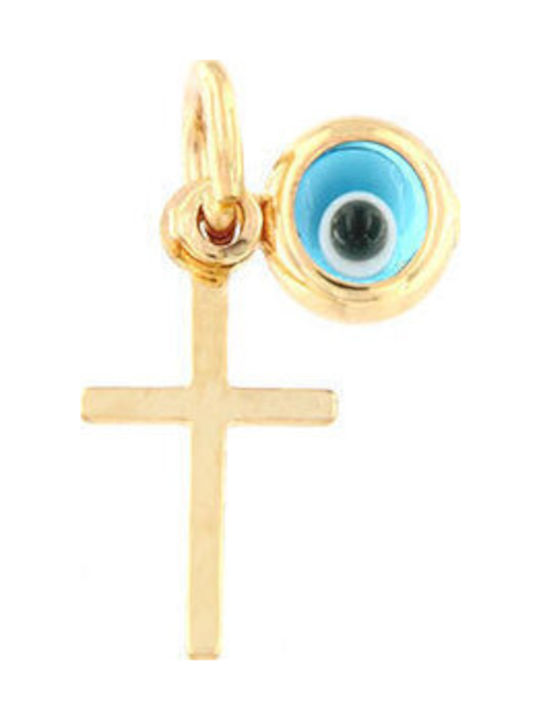 Ios Pendant Kids Talisman made of Gold 9K MEPK1014