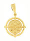 Ios Pendant Kids Talisman Double Sided Konstantinato made of Gold 14K FLUK1007