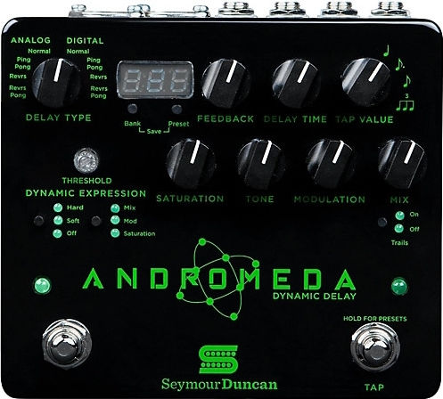 Seymour Duncan Andromeda Digital STO-SED.1575.0002 Πετάλι Effect Delay Ηλεκτρικής Κιθάρας
