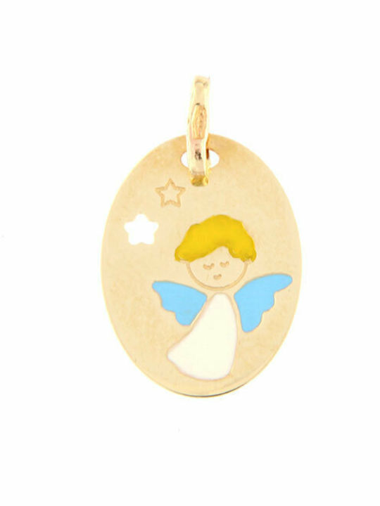 Ios Kids Pendant Family in Gold 14K