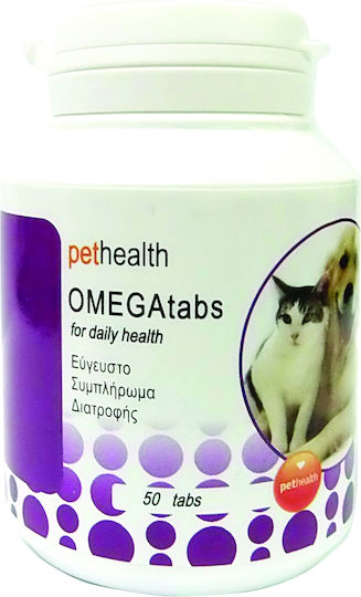 PetHealth Dietary Supplement for Dogs and Cats in Tablets 50 tabs for General Health