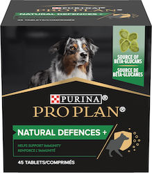 Purina Pro Plan Defences+ Συμπλήρωμα Διατροφής Σκύλου σε Δισκία 67gr 45 tabs