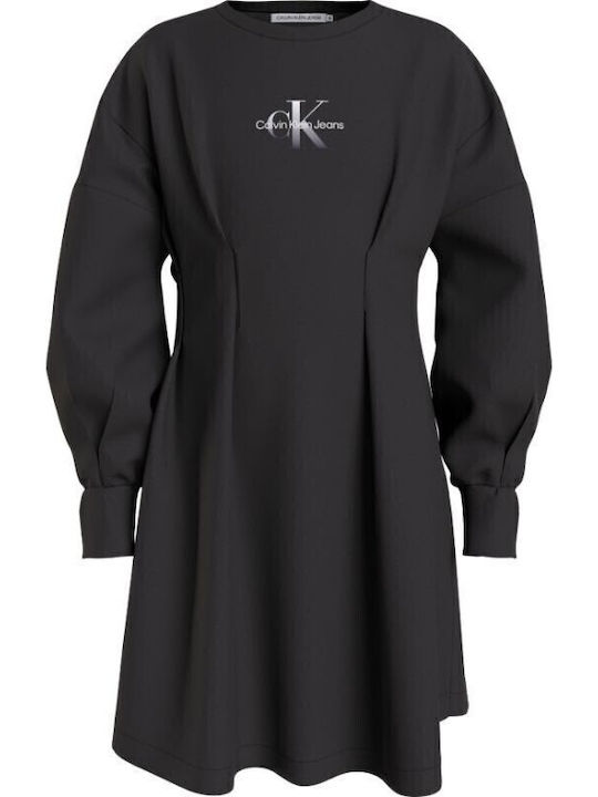 Children's Dress Long Sleeve Black