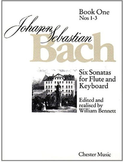 Chester Music Publications Bach J.s -6 Flute Sonatas Book.1 No.1-3 für Blasinstrumente