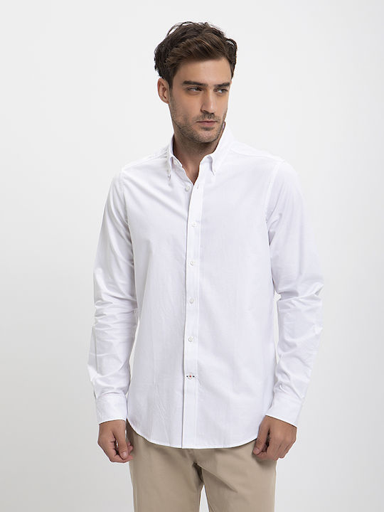 Vardas Button Down Modern Fit Shirt White