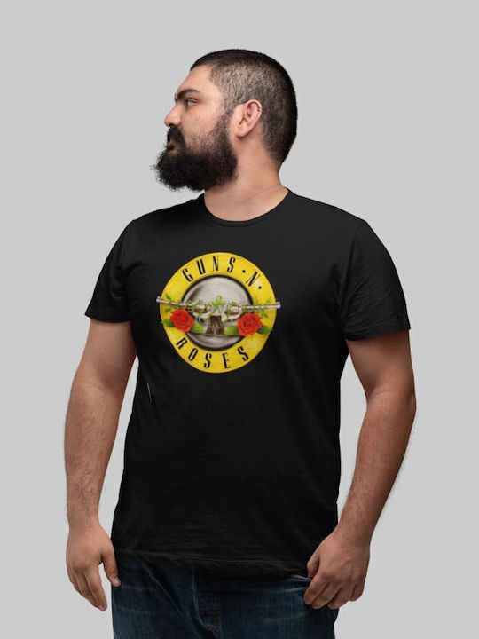 TKT T-shirt Guns N' Roses Μαύρο Βαμβακερό