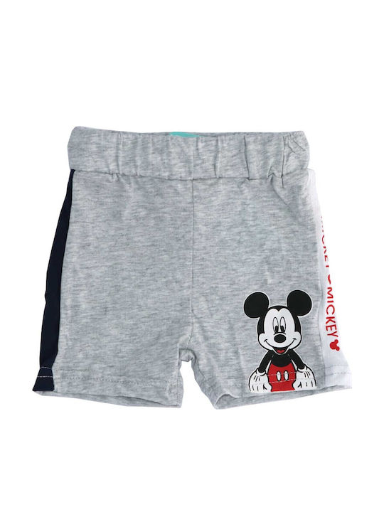 Παιδικό Σορτς/Βερμούδα Υφασμάτινο Mickey Mouse Γκρι