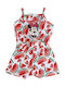 Kids' Fabric Jumpsuit Shorts/Bermudas Minnie Mouse White