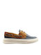 Leder Herren Mokassins in Blau Farbe