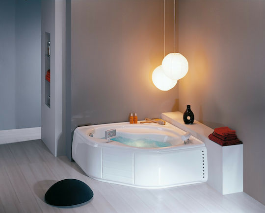 Acrilan Ikaria Acrylic Corner Bathtub 120x120cm