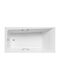 Acrilan Mocca Line Μπανιέρα Ακρυλική 150x80cm