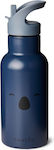 Nuuroo Kids Stainless Steel Thermos Water Bottle Blue 350ml