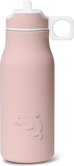 Nuuroo Pax Kids Water Bottle Silicone Pink 400ml