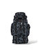 Playbags Ορειβατικό Σακίδιο 70lt Αδιάβροχο Μαύρο Camo Expedition