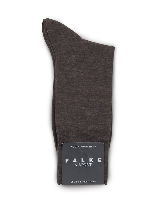 Falke 5930 Ανδρικές Μονόχρωμες Κάλτσες Καφέ