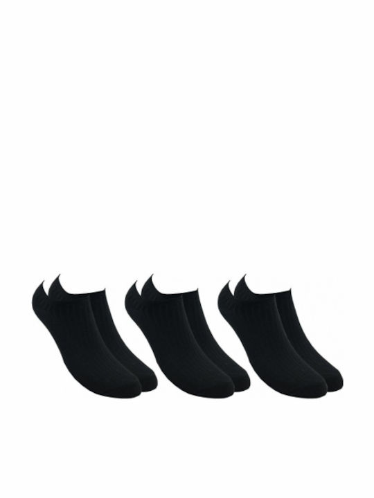 Prive Underwear Femei Șosete Uni Negre 3Pachet