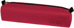 Polo Roll Cord Penar Cilindru Burgundy