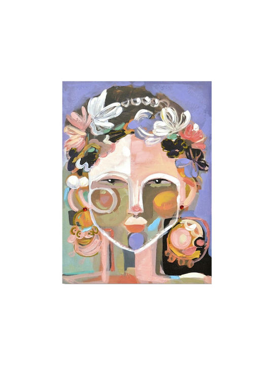 Inart ΓΥΝΑΙΚΕΙΑ ΦΙΓΟΥΡΑ Πίνακας σε Καμβά 60x80cm