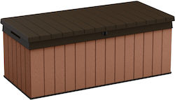 Keter Outdoor Storage Box 380lt Brown L132.2xW55.7xH47.4cm Keter Outdoor Storage Box 380lt Brown L132.2xW55.7xH47.4cm