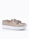 Leder Herren Mokassins in Beige Farbe