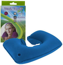 Inflatable Travel Pillow Blue