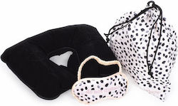 Tri-Coastal Design Travel Pillow Polyester Black