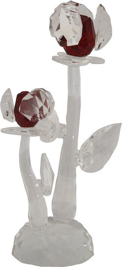 Sinialo Декоративно Цвете от Crystal 7.5x6.5x14.5см 1бр