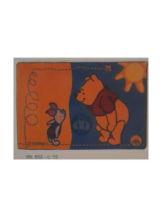 Disney Παιδικό Χαλί Winnie Πορτοκαλί 50x76cm