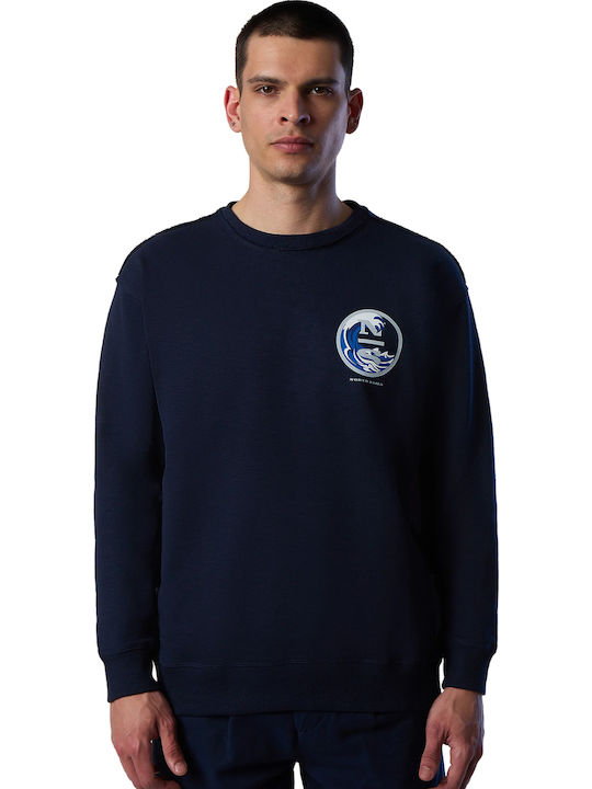 Sweatshirt mit Kapuze Blau