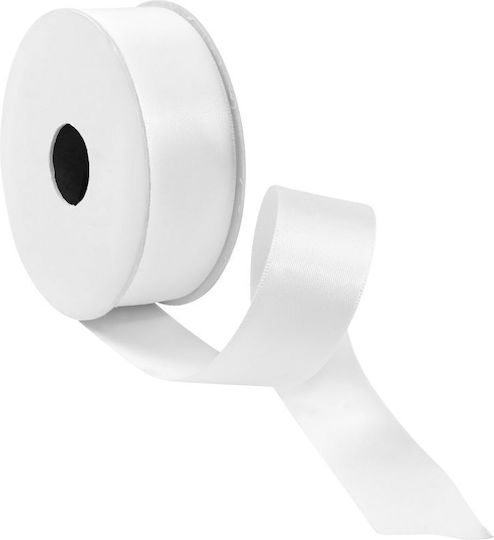 Butlers Satin Panglică Monocromie Alb 5metri cu lățime 25mm