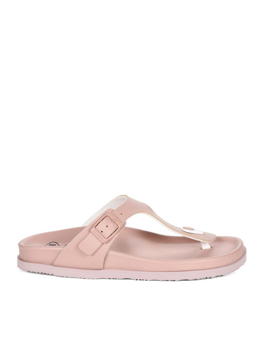 Scholl Nicole Flache Sandalen für Damen in Rosa...