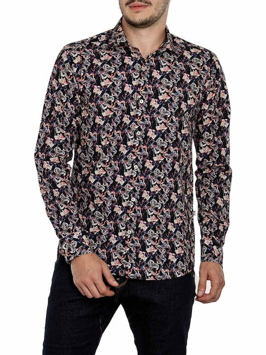 Μακρυμάνικo Πουκάμισο Floral Πολύχρωμο