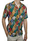 Short-sleeved Shirt Floral Multicolour