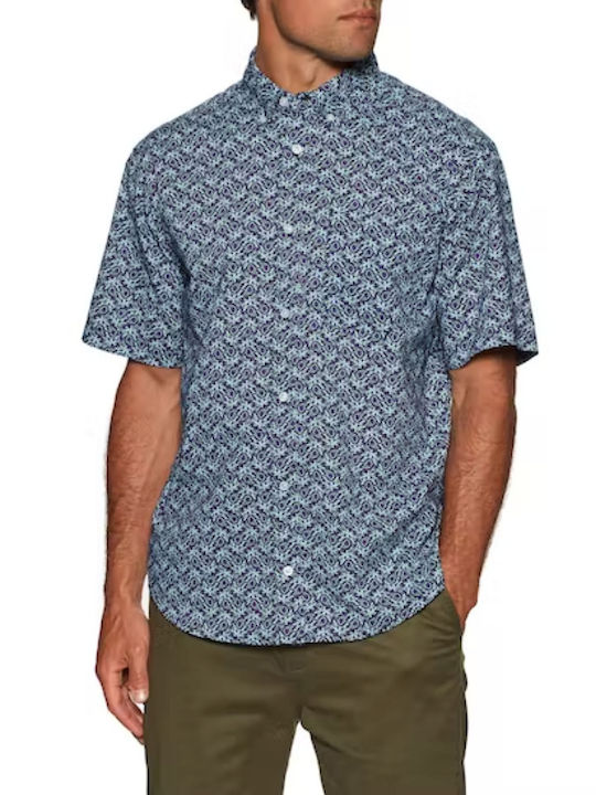 Element Men's Shirt Short Sleeve Blue