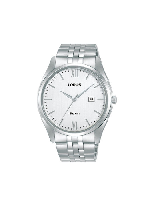 Lorus Watch Battery with Silver Metal Bracelet