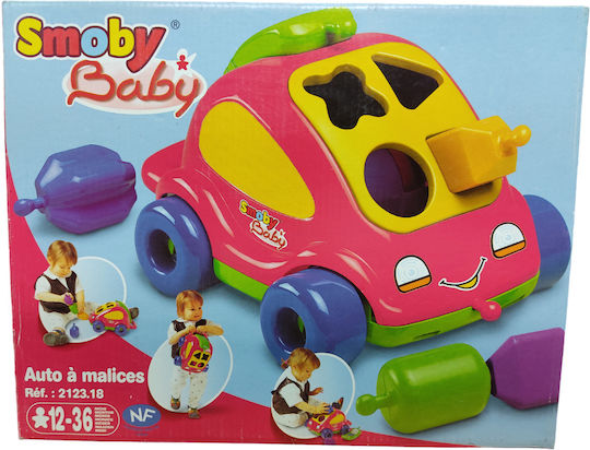 Smoby Formensortierspiel Auto mit Formen für 12++ Monate