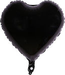 Balon Folie Inima Negru 45.7buc