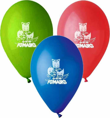 Ballon Latex PJ Masks Blau τυπωμένο 30cm