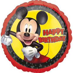 Μπαλόνι Στρογγυλό Γενεθλίων Mickey Foil Πολύχρω...