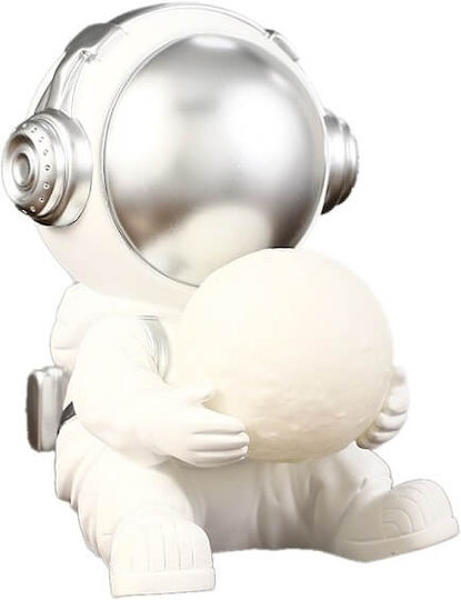 JF197 Dekorative Lampe Astronaut Weiß/Silber