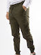 Hose Cargo Elastisch Khaki
